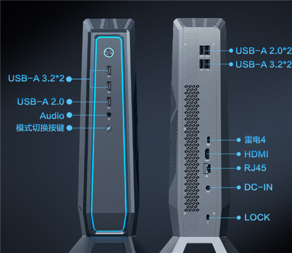 4.5L超mini 机械革命极光S游戏主机5999元:16核i9+满血RTX 4060(图4) 4.5L超mini 机械革命极光S游戏主机5999元:16核i9+满血RTX 4060(图4)